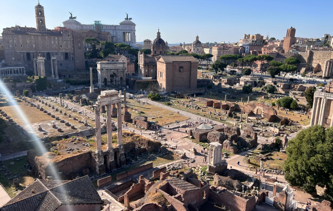 The ancient Roman square I photographed